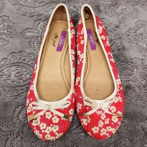 🌸 Lord & Taylor x Liberty Fabrics floral ballet bow flats women's 6.5/7